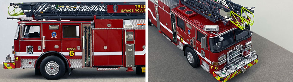 Closeup pictures 5-6 of Savage Volunteer Fire Company Truck 6 scale model