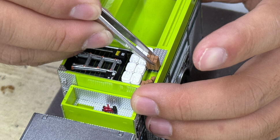 1:50 Scale Museum grade replica of 1952 CFD Autocar Squad 7