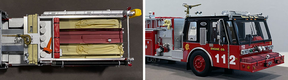 Fire Replicas Chicago Fire Department E-One Hurricane Engine 26 Scale Model