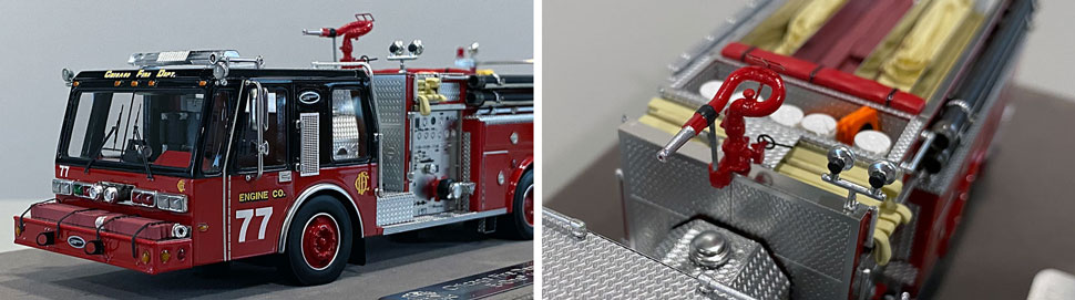 Fire Replicas Chicago Fire Department E-One Hurricane Engine 26 Scale Model