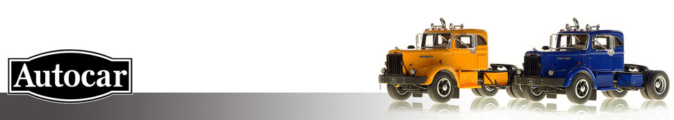 1:50 scale museum grade replicas of Autocar rigs