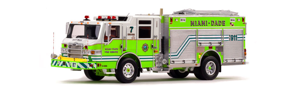 Miami-Dade PUC Engine 7 is hand-crafted with over 300 parts.