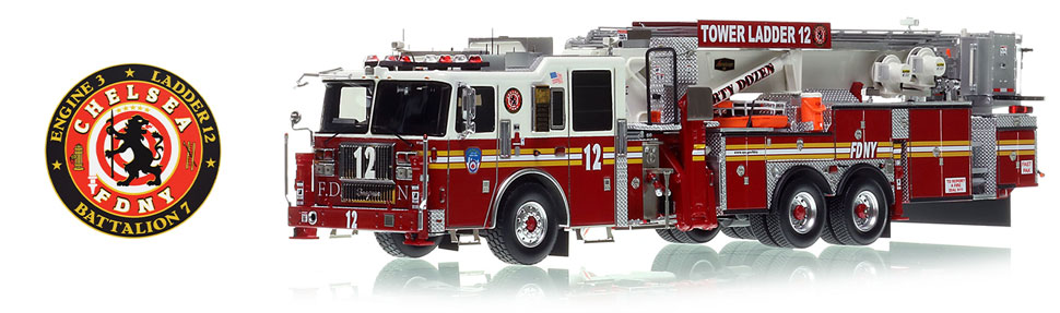 Order your FDNY Seagrave 95' Tower Ladder 12 today!