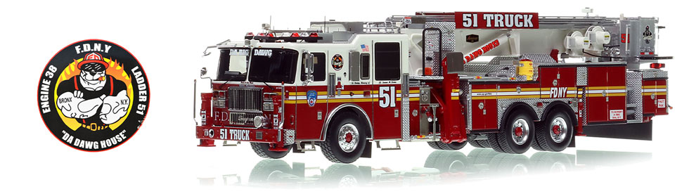 Order your FDNY Seagrave 95' Tower Ladder 51 today!