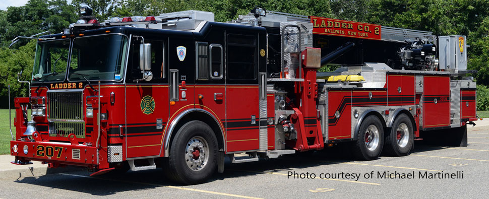 Baldwin Fire Department Tower Ladder Co. 2 courtesy of Michael Martinelli