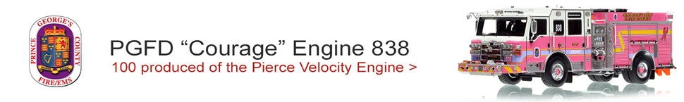 Order your PGFD 2014 Pierce Velocity Engine 838 in 1:50 scale today!