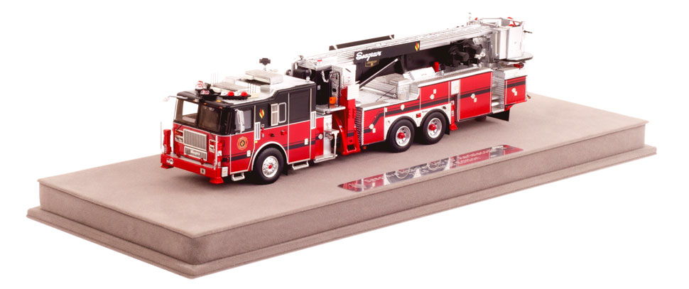 Seagrave 2016 Limited Edition Aerialscope includes a fully custom display case.