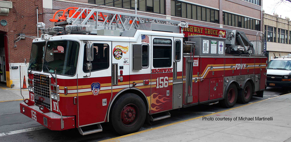 FDNY Ladder 156 courtesy of Michael Martinelli