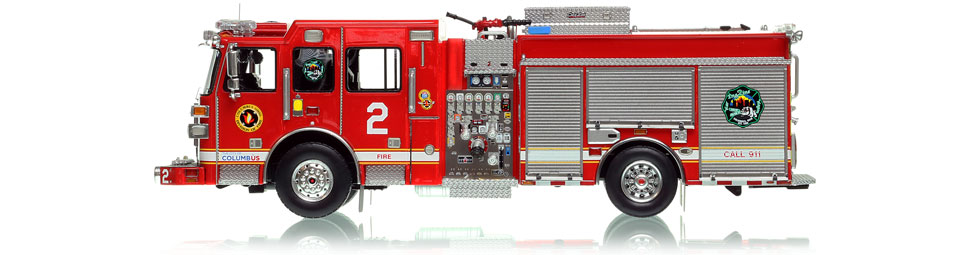 Columbus Division of Fire Sutphen Engine 2 in 1:50 scale