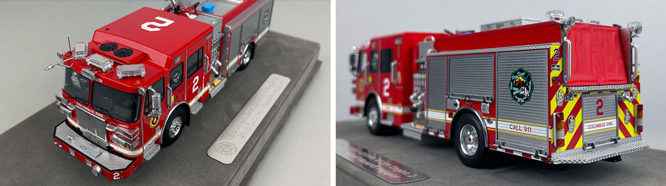 1:50 scale model of Columbus Sutphen Engine 2 close up pictures 7-8