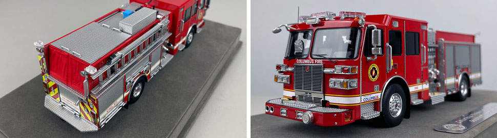 1:50 scale model of Columbus Sutphen Engine close up pictures 3-4