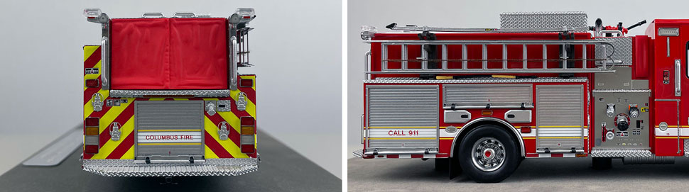 1:50 scale model of Columbus Sutphen Engine close up pictures 9-10