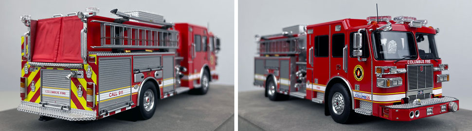 1:50 scale model of Columbus Sutphen Engine close up pictures 11-12