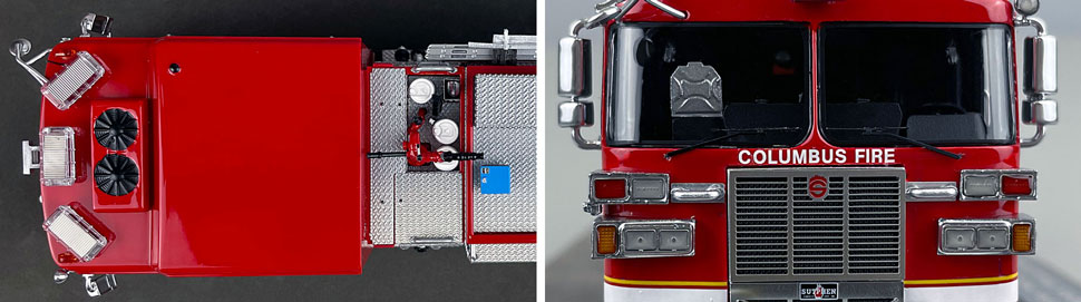 1:50 scale model of Columbus Sutphen Engine close up pictures 13-14