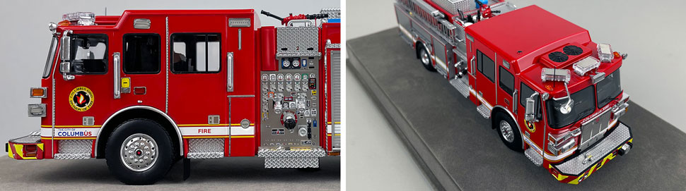 1:50 scale model of the newest spec Columbus Sutphen Engine close up pictures 5-6