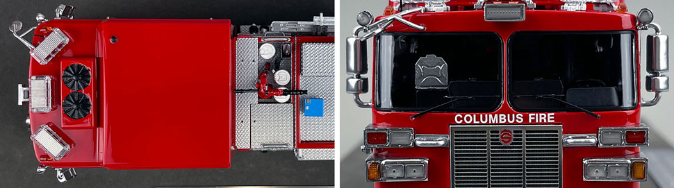 1:50 scale model of the newest spec Columbus Sutphen Engine close up pictures 13-14