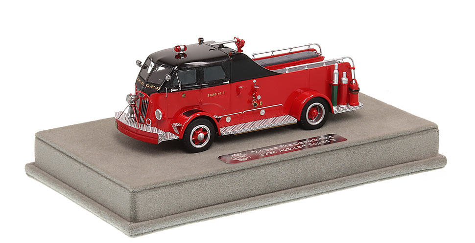 CFD 1954 Autocar Squad 3 includes a fully custom display case.