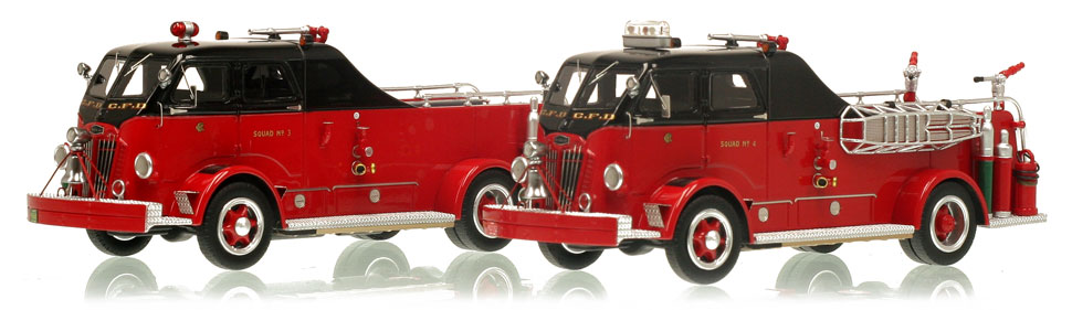 1:50 scale museum grade replicas of CFD Autocar Squads 3 & 4