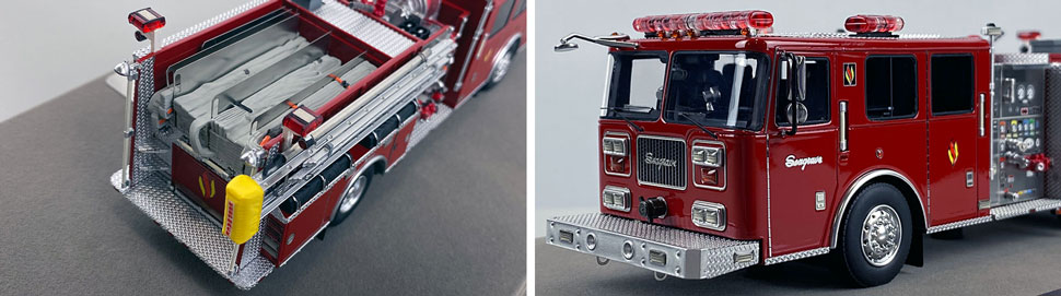 Closeup pics 7-8 of Seagrave Commander Pumper - 2019 Limited Edition scale model