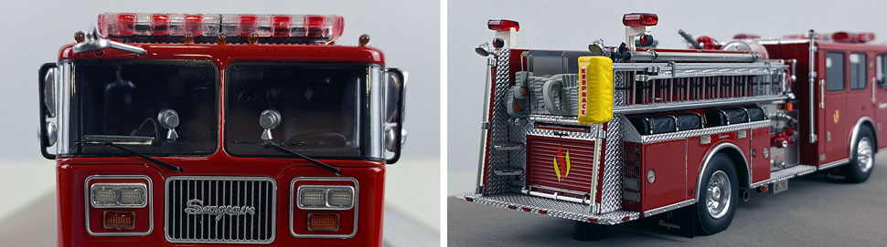 1/25 scale model resin 1958 Seagrave Sedan Pumper fire truck conversion kit