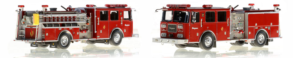 The Seagrave Commander Pumper limited edition scale model is museum grade