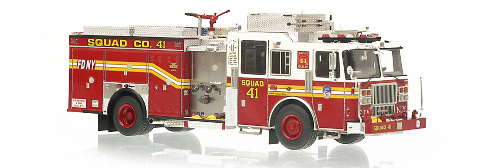 FDNY Squad 41 replica features razor sharp accuracy