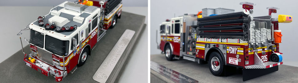 FDNY KME Engine 205 1:50 scale model close up pictures 7-8