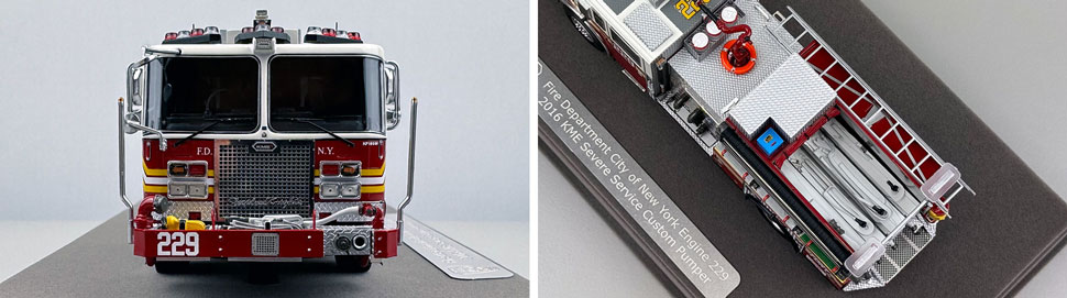 FDNY KME Engine 229 1:50 scale model close up pictures 1-2