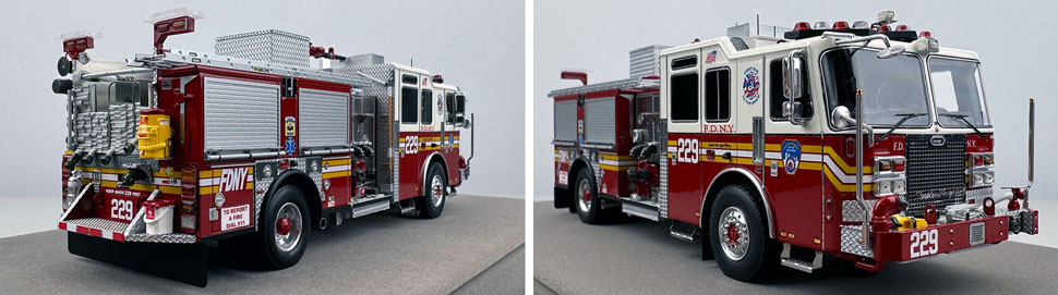 FDNY KME Engine 229 1:50 scale model close up pictures 11-12