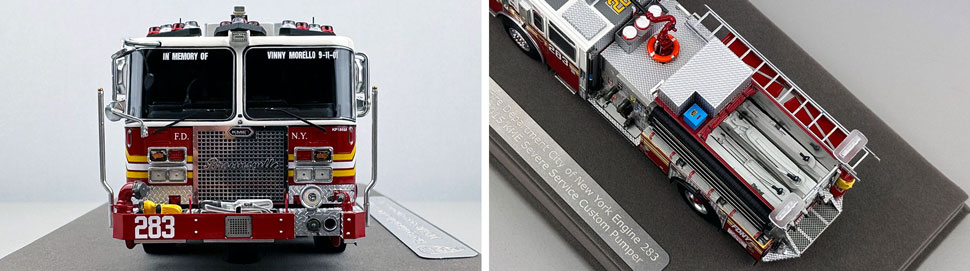 FDNY KME Engine 283 1:50 scale model close up pictures 1-2