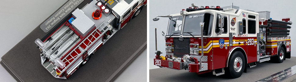 FDNY KME Engine 283 1:50 scale model close up pictures 3-4