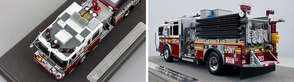 FDNY KME Engine 283 1:50 scale model close up pictures 7-8