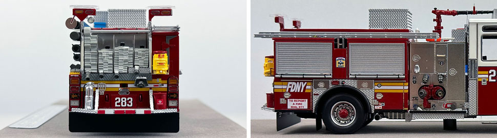 FDNY KME Engine 283 1:50 scale model close up pictures 9-10