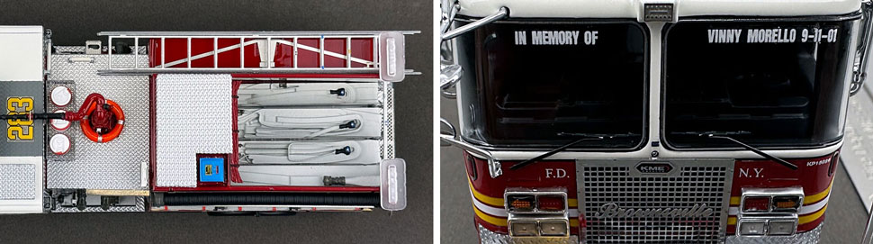 FDNY KME Engine 283 1:50 scale model close up pictures 13-14