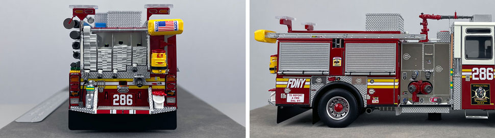 FDNY KME Engine 286 1:50 scale model close up pictures 9-10
