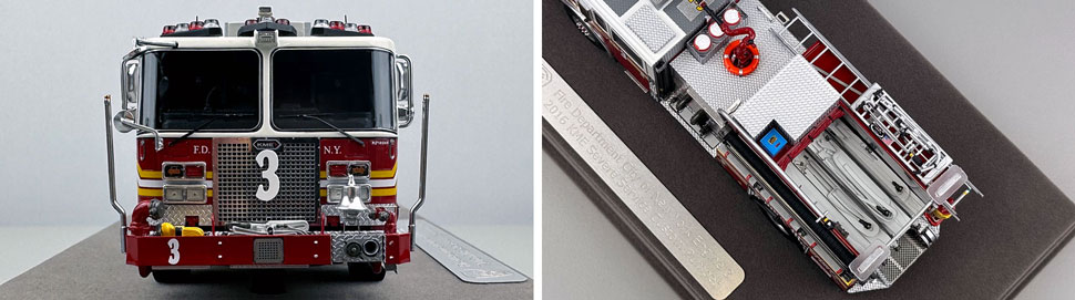 FDNY KME Engine 3 1:50 scale model close up pictures 1-2