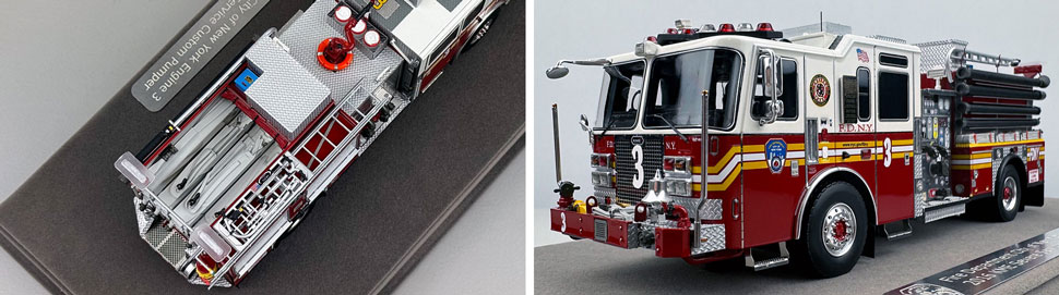 FDNY KME Engine 3 1:50 scale model close up pictures 3-4