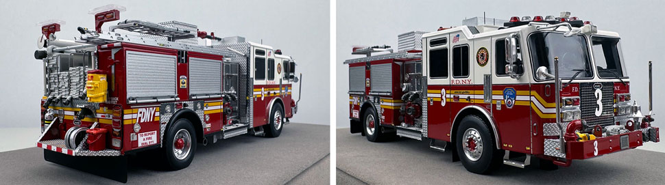 FDNY KME Engine 3 1:50 scale model close up pictures 11-12