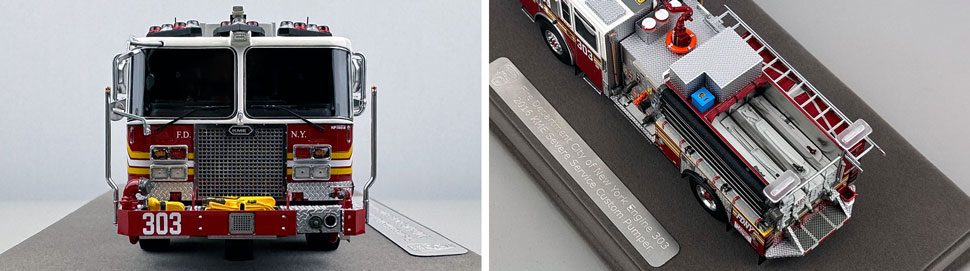 FDNY KME Engine 303 1:50 scale model close up pictures 1-2