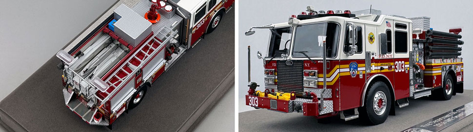 FDNY KME Engine 303 1:50 scale model close up pictures 3-4