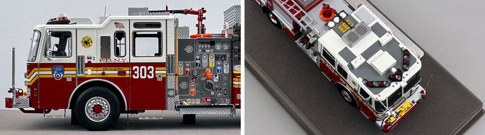 FDNY KME Engine 303 1:50 scale model close up pictures 5-6