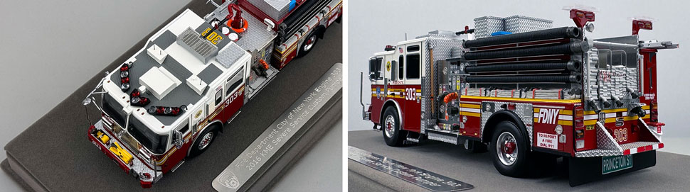 FDNY KME Engine 303 1:50 scale model close up pictures 7-8