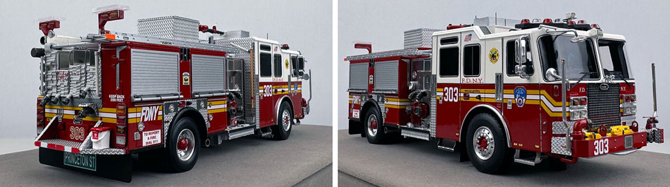 FDNY KME Engine 303 1:50 scale model close up pictures 11-12