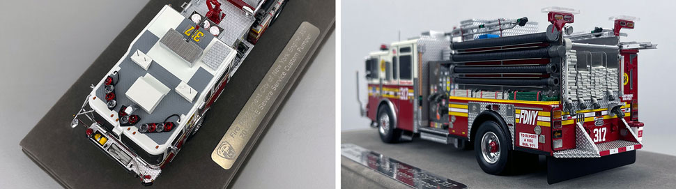 1:50 scale FDNY KME Engine 317 close up pictures 7-8