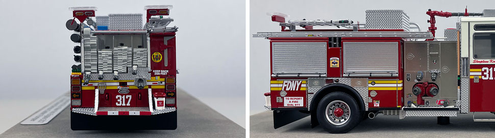 1:50 scale FDNY KME Engine 317 close up pictures 9-10