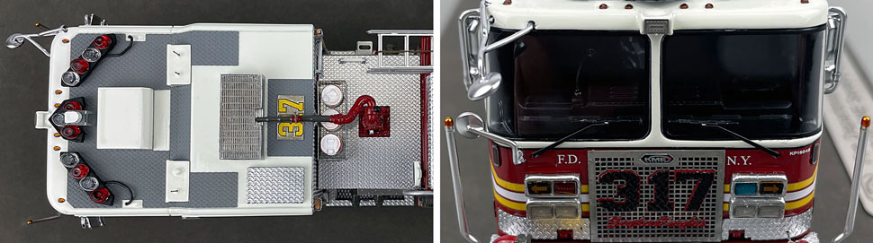 1:50 scale FDNY KME Engine 317 close up pictures 13-14