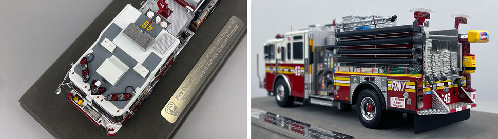 1:50 scale FDNY KME Engine 46 close up pictures 7-8