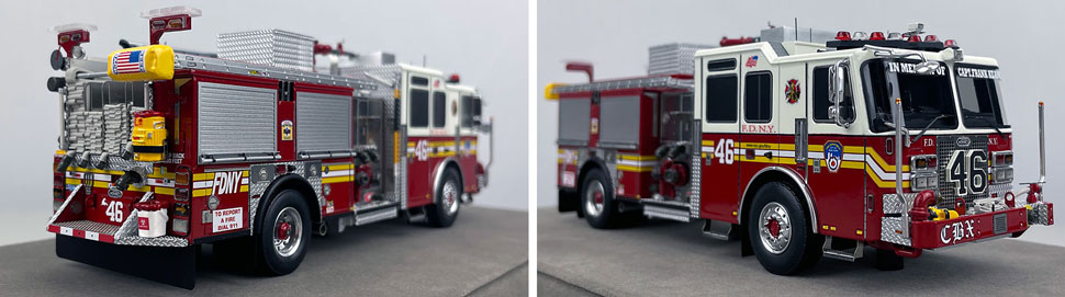 1:50 scale FDNY KME Engine 46 close up pictures 11-12