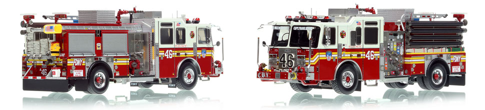 FDNY Engine 46 in Bronx is a museum grade 1:50 scale model