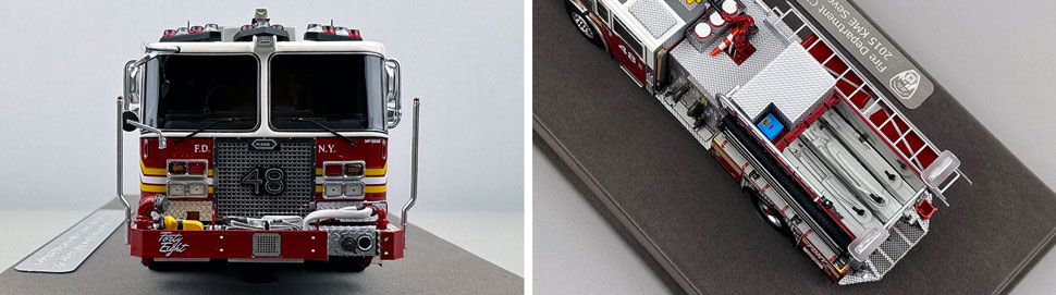 FDNY KME Engine 48 1:50 scale model close up pictures 1-2